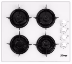 Silver Ankastre Cam Ocak Beyaz 4'lü LX-40T